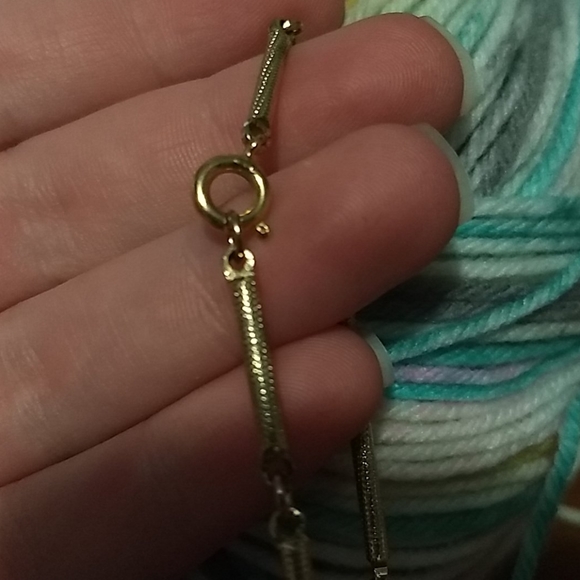 Beautiful vintage gold necklace 17" - Picture 5 of 5